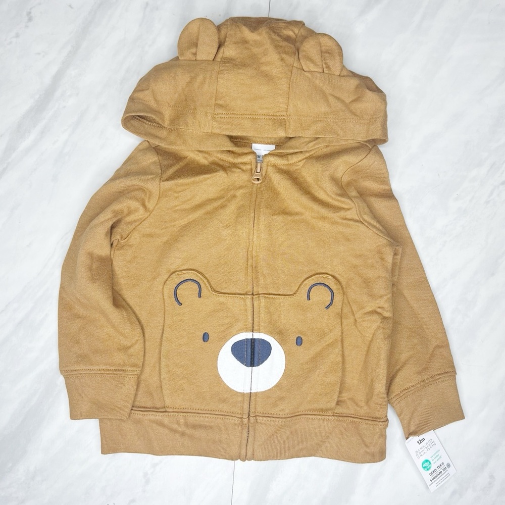Carters Hoodie Zip Up 12 Months